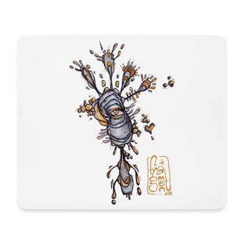 Organic Birdy Plankton - Mouse Pad (horizontal) - white - Front