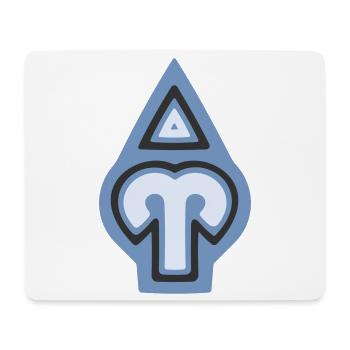Zodiac Tribal Aries and Fire - Mouse Pad (horizontal) - white - Front