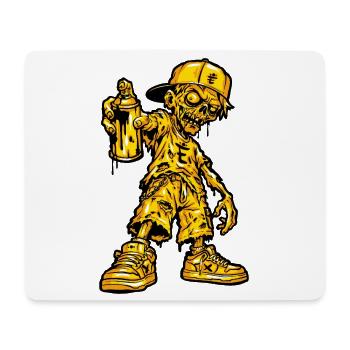 Zombie Graffiti Halloween - Mousepad (Querformat) - Weiß - Vorne