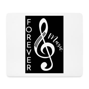 Forever Music Poster - Mouse Pad (horizontal) - white - Front
