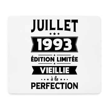 Anniversaire 30 ans - Juillet 1993 Perfection - Tapis de souris (format paysage) - blanc - Devant