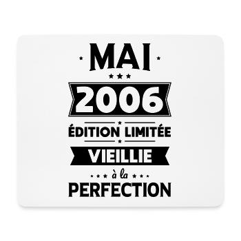 18th Anniversary - May 2006 Perfection - Mouse Pad (horizontal) - white - Front