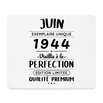 80th Anniversary - June 1944 Perfection - Mouse Pad (horizontal) - white - Front