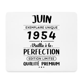 70th Anniversary - June 1954 Perfection - Mouse Pad (horizontal) - white - Front