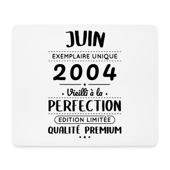 20th Anniversary - June 2004 Perfection - Mouse Pad (horizontal) - white - Front