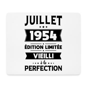 70th Anniversary - July 1954 Perfection - Mouse Pad (horizontal) - white - Front