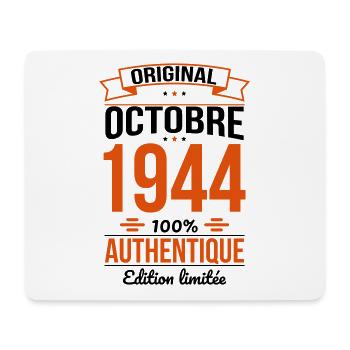 80th Anniversary - Original - October 1944 - Mouse Pad (horizontal) - white - Front