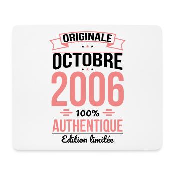 18th Birthday - Original - October 2006 - Mouse Pad (horizontal) - white - Front