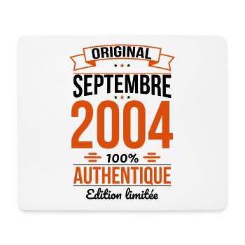 20th Anniversary - Original - September 2004 - Mouse Pad (horizontal) - white - Front