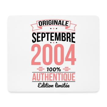 20th Anniversary - Original - September 2004 - Mouse Pad (horizontal) - white - Front