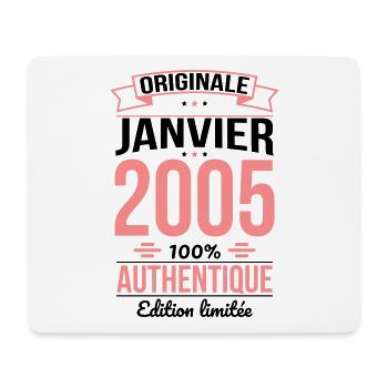 20th Anniversary - Original - Januar 2005 - Mousepad (Querformat) - Weiß - Vorne