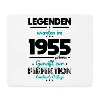 70e anniversaire - Les légendes ont été créées en 1955 - Tapis de souris (format paysage) - blanc - Devant