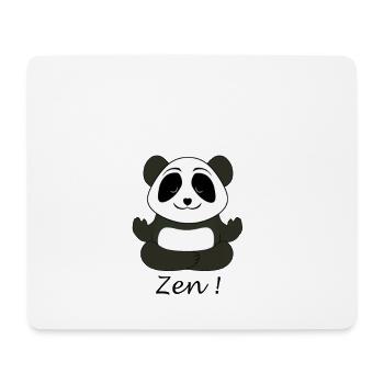 panda zen - Tapis de souris (format paysage) - blanc - Devant