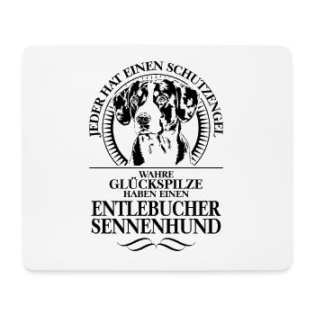 ENTLEBUCHER SENNENHUND Schutzengel Hund Wilsigns - Mousepad (Querformat) - Weiß - Vorne