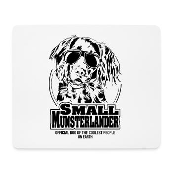 PETIT MUNSTERLANDER les chiens les plus cool disent - Tapis de souris (format paysage) - blanc - Devant