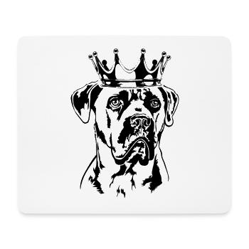 Cane Corso Crown King Queen Dog Dogs Wilsigns - Mouse Pad (horizontal) - white - Front