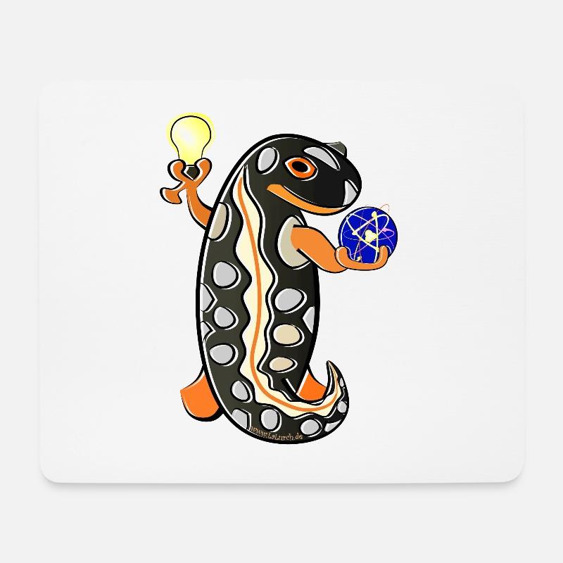 Kurdish mountain stream newt - Mouse Pad (horizontal) - white
