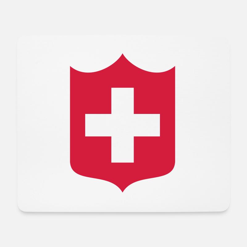 Schweiz - Mousepad (Querformat) - Weiß