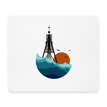 Bake n Sea - Mousepad (Querformat) - Weiß - Vorne
