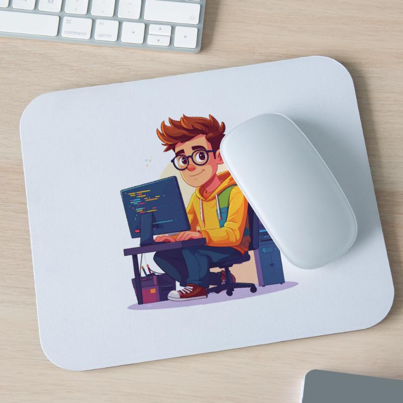 Programmierer oder Nerd Mousepad (Querformat)