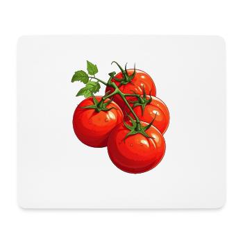 Tomaten - Mousepad (Querformat) - Weiß - Vorne