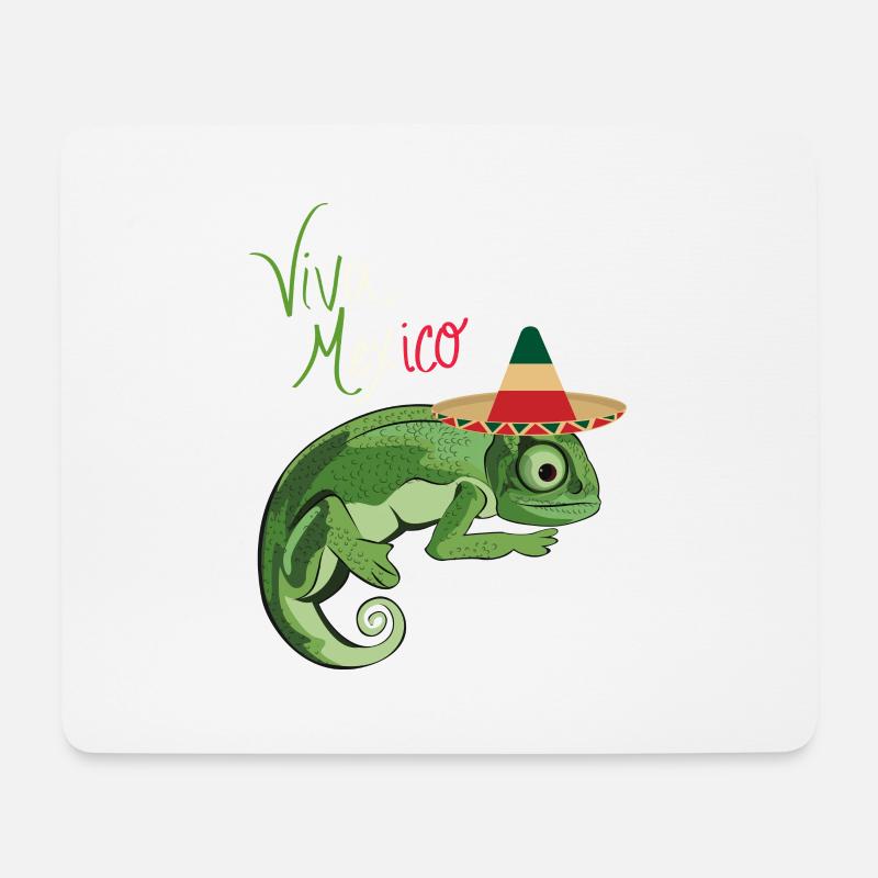 Viva Mexiko Sombrero - Mousepad (Querformat) - Weiß