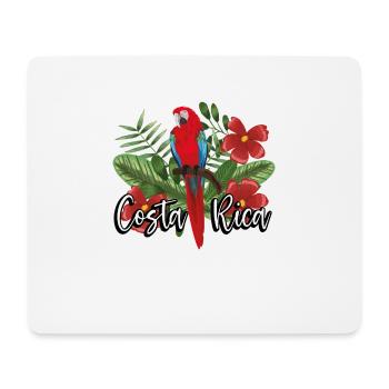 Weißer Papagei Aus Costa Rica - Mousepad (Querformat) - Weiß - Vorne