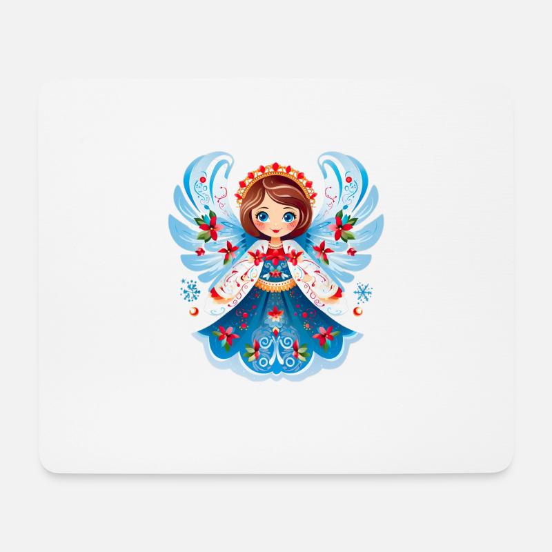 Russische Tradition Weihnachten - Mousepad (Querformat) - Weiß