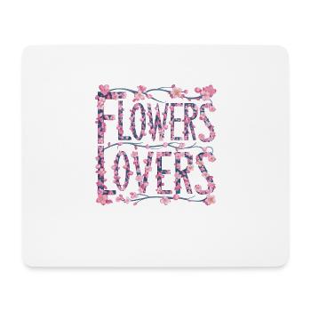 Floristin Flowers Lovers für eine Floristin - Mousepad (Querformat) - Weiß - Vorne
