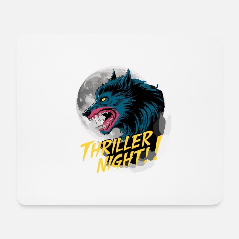 Werwolf für einen Werwolf Fan - Mousepad (Querformat) - Weiß