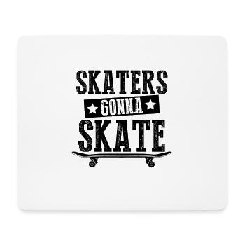 skaters skate - Mousepad (Querformat) - Weiß - Vorne