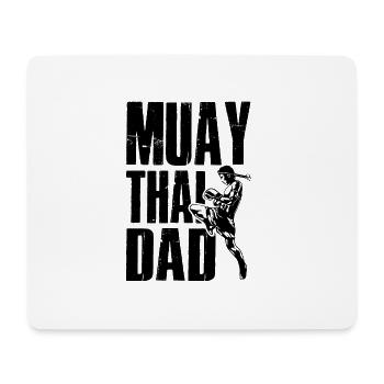 papa muay thai papa - Tapis de souris (format paysage) - blanc - Devant