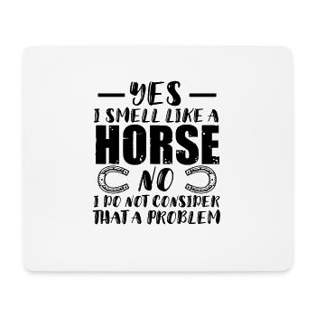 horses horses - Mouse Pad (horizontal) - white - Front