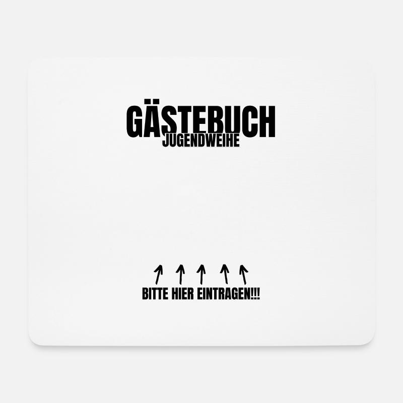 Jugendweihe 2021 | Lustiges Jugendweihe Geschenk - Mousepad (Querformat) - Weiß