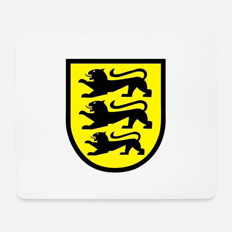 Baden-Württemberg - Mousepad (Querformat) - Weiß