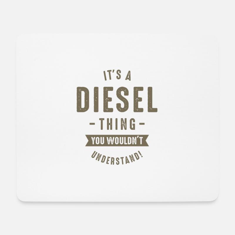 Diesel - Mouse Pad (horizontal) - white