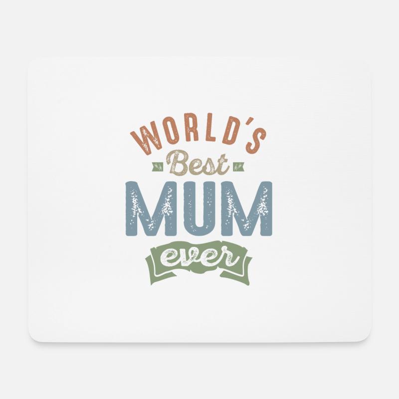 Best Mum - Mouse Pad (horizontal) - white