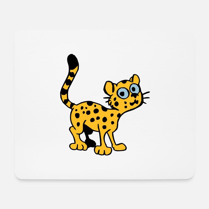 Baby Leopard - Mouse Pad (horizontal) - white