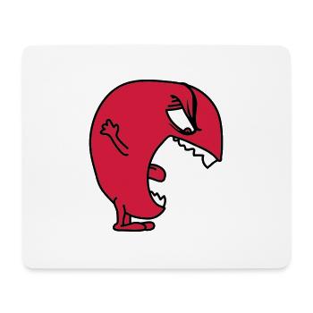 bigmonster - Mouse Pad (horizontal) - white - Front