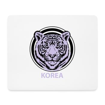 Korea - Mousepad (Querformat) - Weiß - Vorne