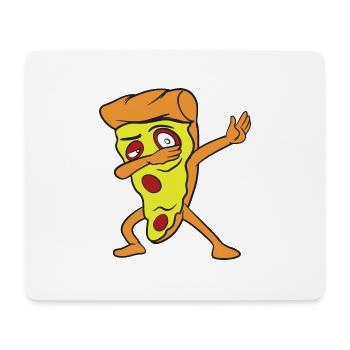 Dabbing Dab Pizza - Mouse Pad (horizontal) - white - Front