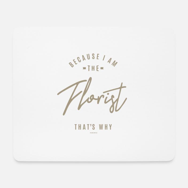 Florist - Mouse Pad (horizontal) - white