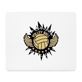 volleyball ball logo go assos tampon1 - Mouse Pad (horizontal) - white - Front