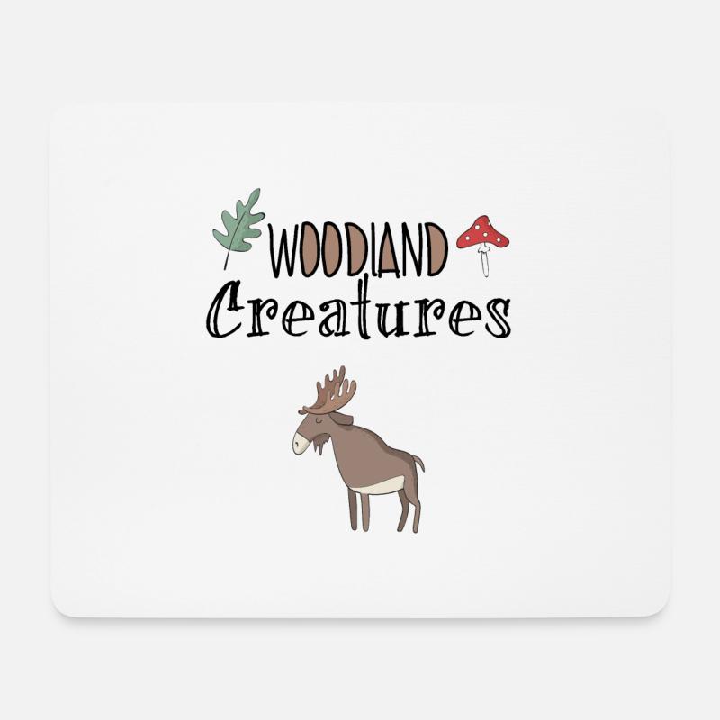 elk - Mouse Pad (horizontal) - white