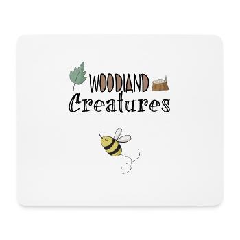 Abeille - Tapis de souris (format paysage) - blanc - Devant