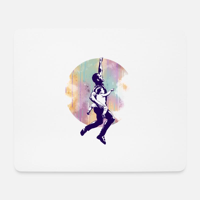 MALIAN HERO - Mouse Pad (horizontal) - white