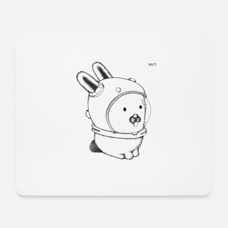 Glenda - Mousepad (Querformat) - Weiß
