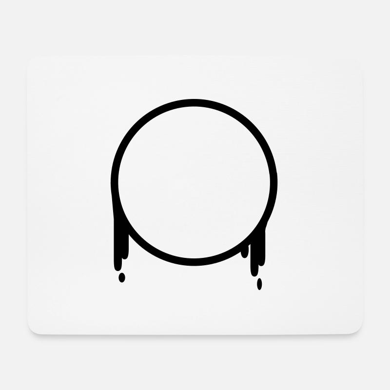 circle - Mouse Pad (horizontal) - white