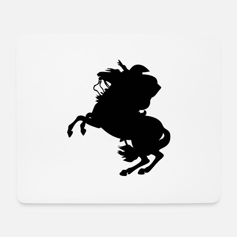Napoleon Bonaparte - Mousepad (Querformat) - Weiß