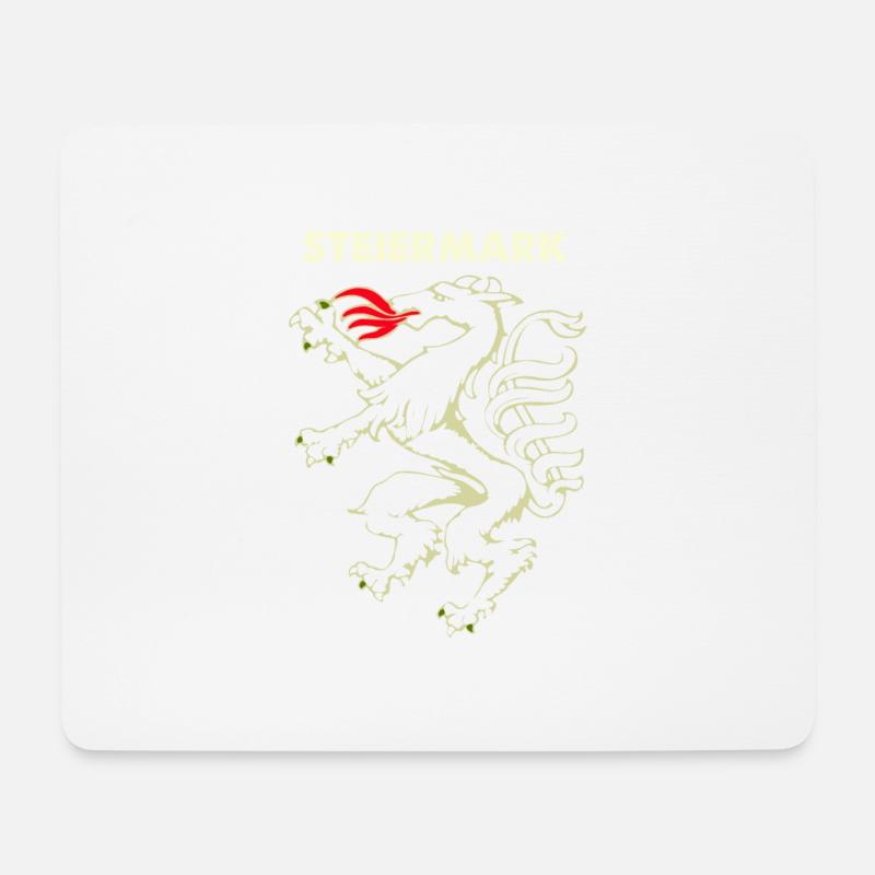 Steiermark - Mousepad (Querformat) - Weiß